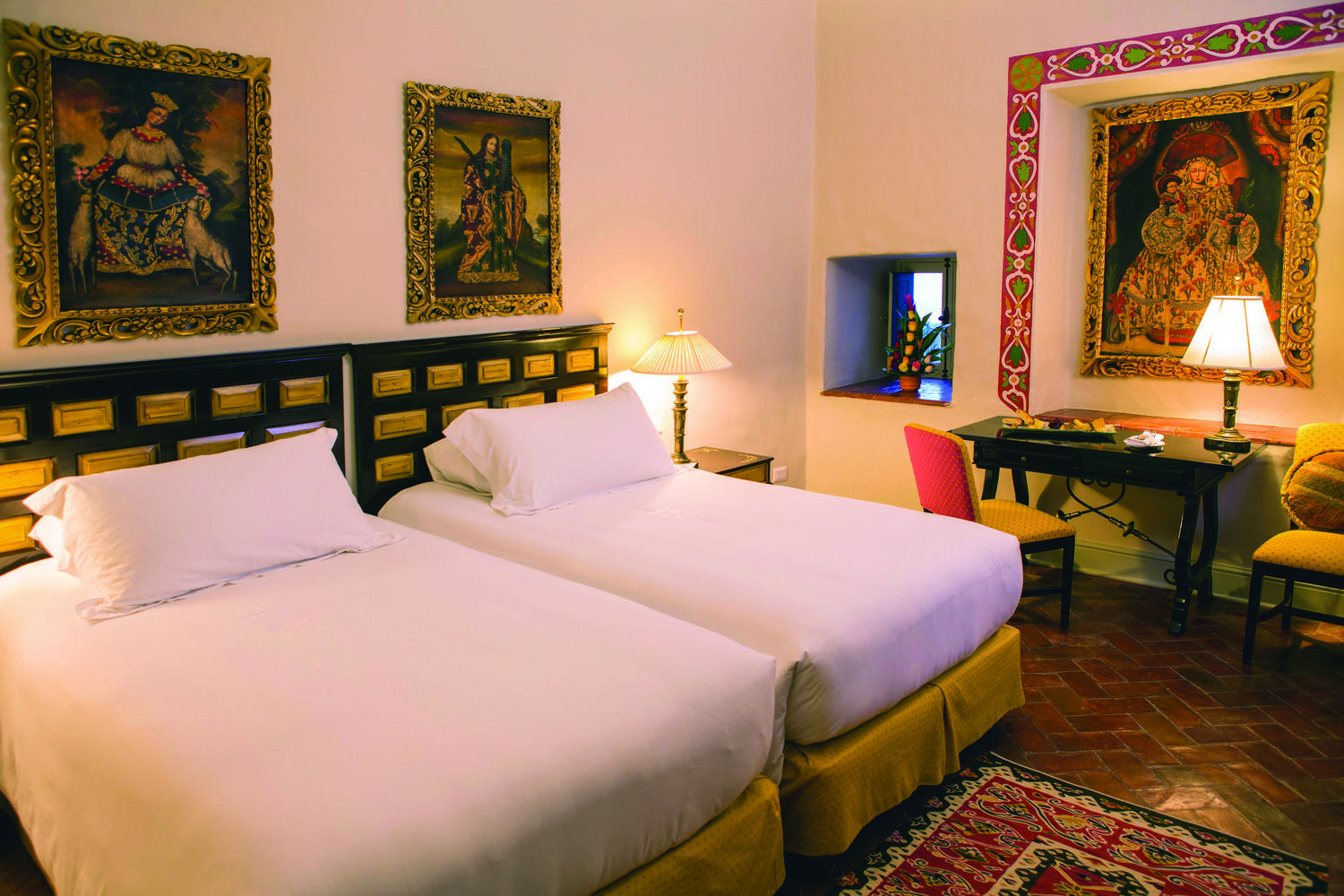 Twin bedroom at Belmond Hotel Monasterio, Peru