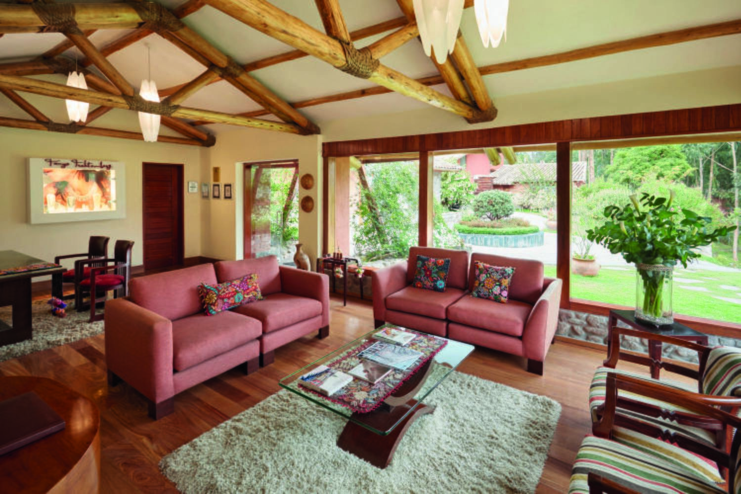 Lounge at Belmond Hotel Rio Sagrado, Peru
