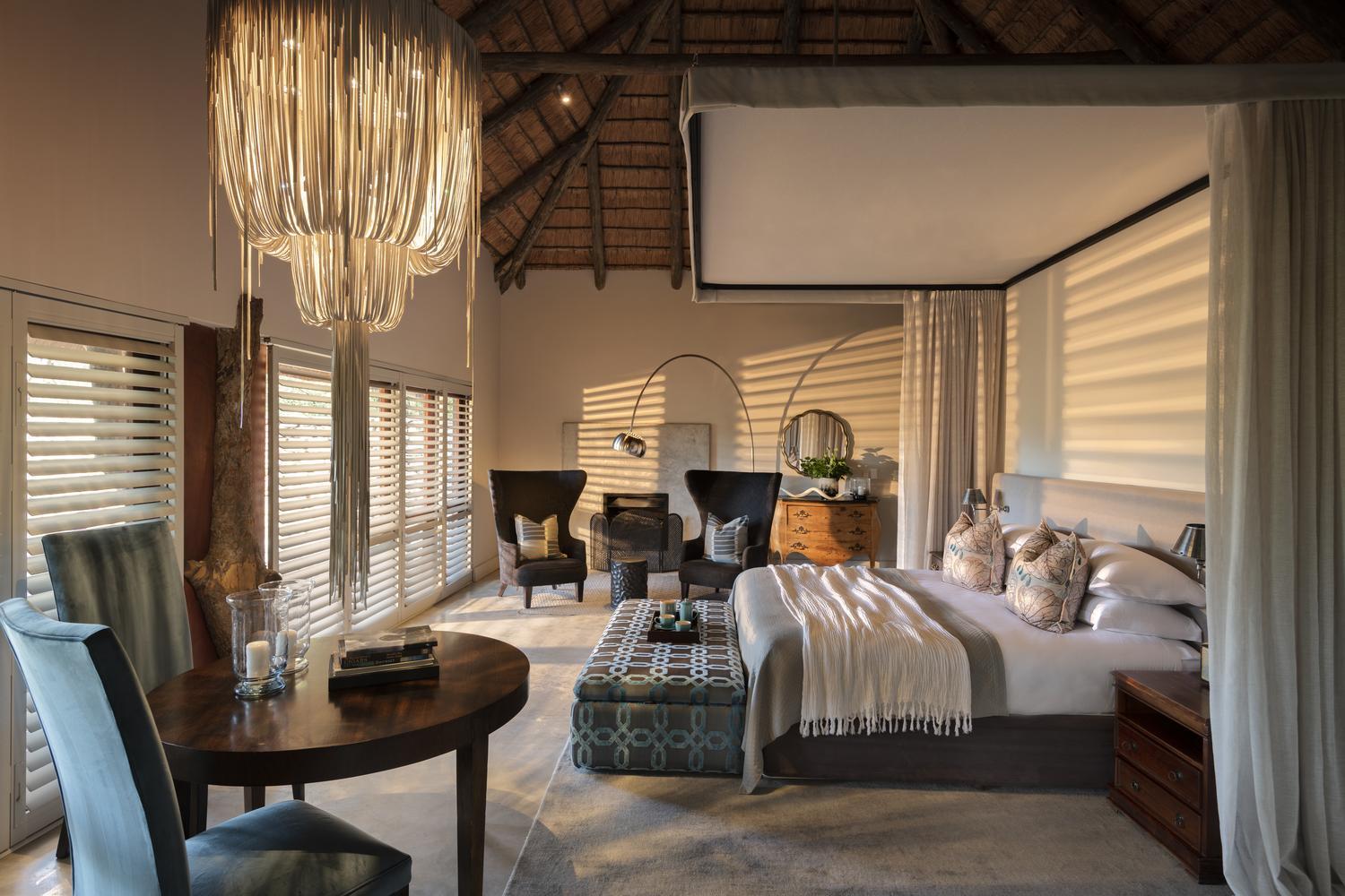 The bedroom of one of Chitwa Chitwa's accommodations.