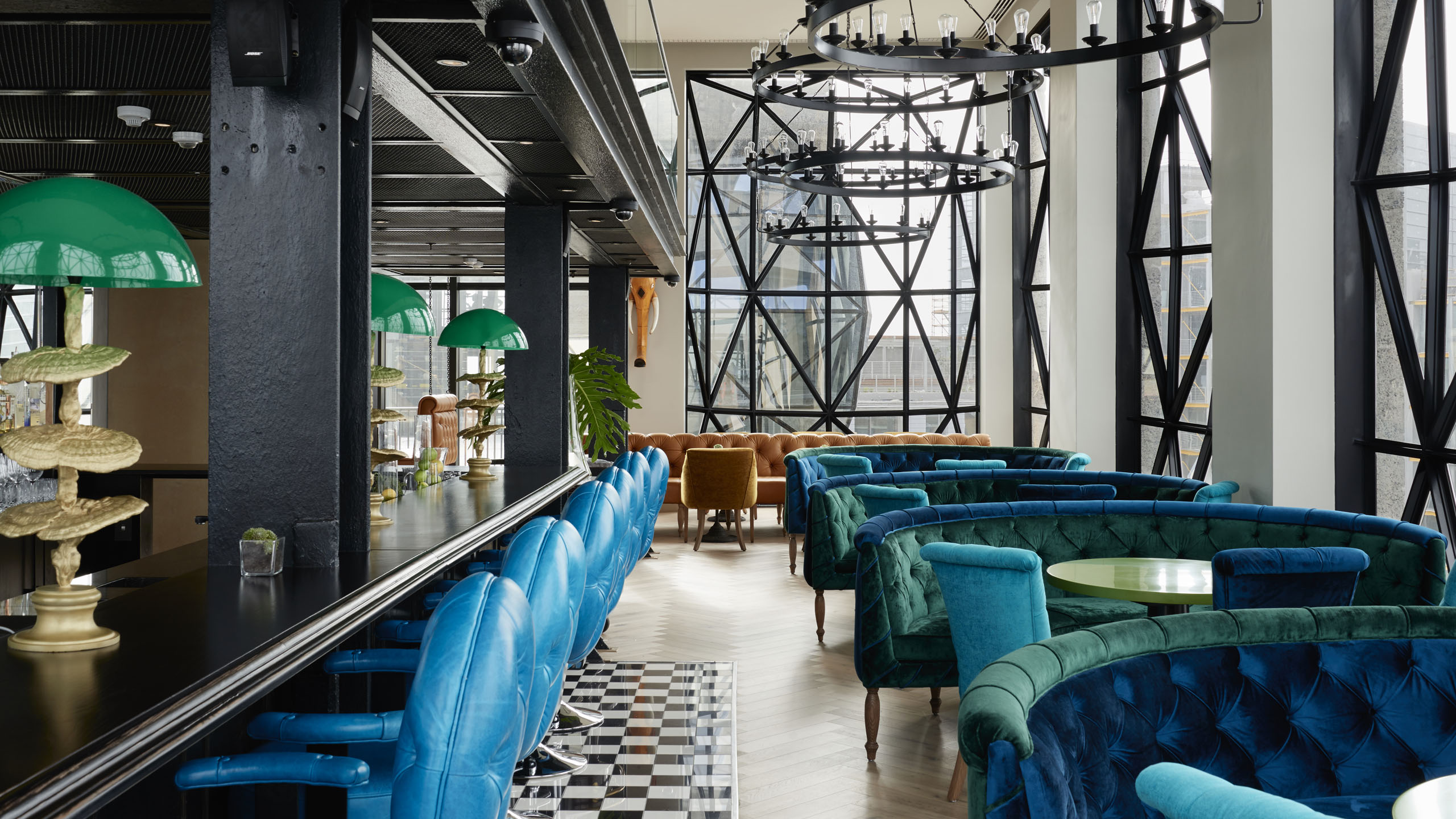 Interior view of the restaurant at The Silo, Cape Town, South Africa