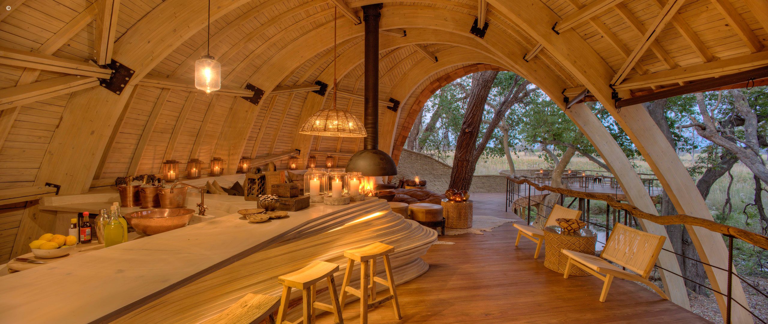 Sandibe Okavango Safari Lodge, Okavango Delta, Botswana, Africa