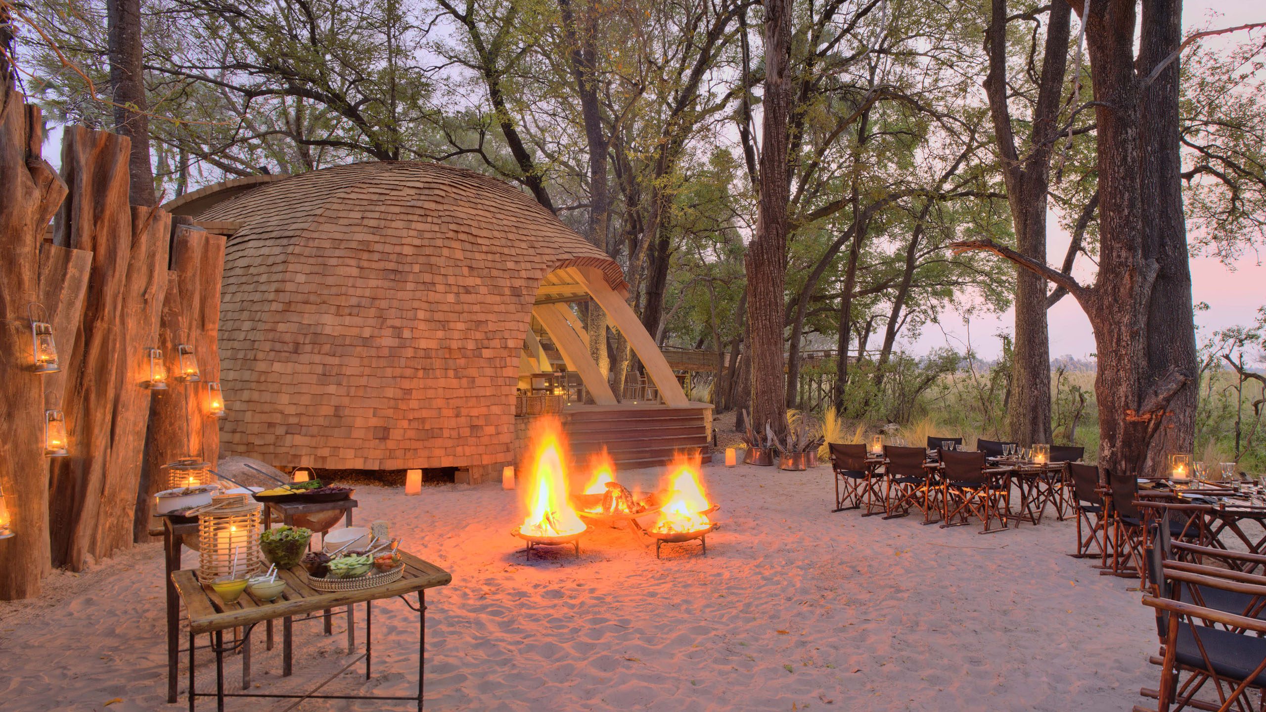 Sandibe Okavango Safari Lodge, Okavango Delta, Botswana, Africa
