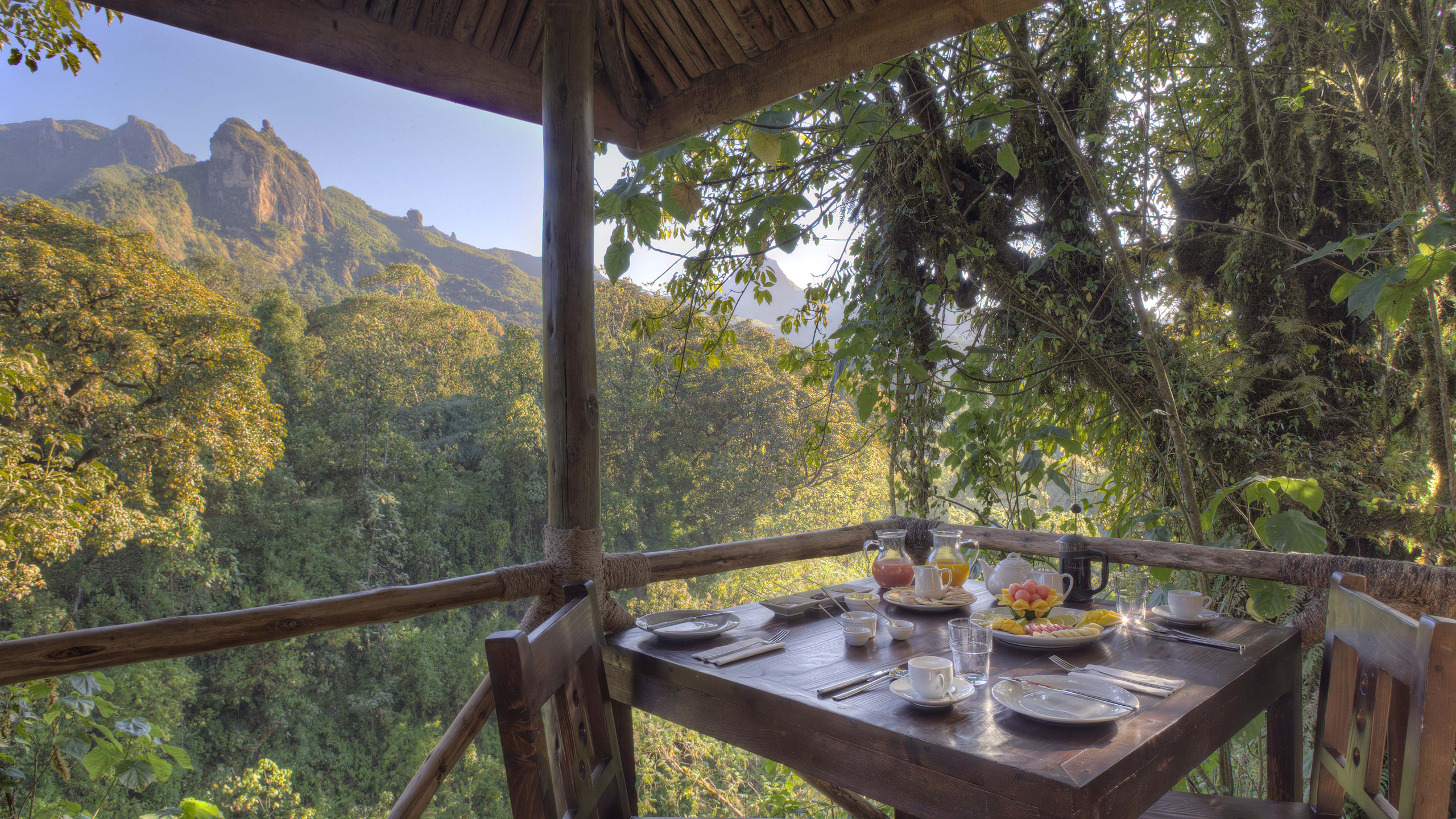 Bale Mountain breakfast