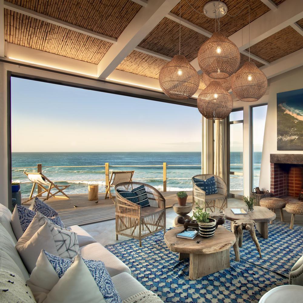 The lounge at Lekkerwater Beach Lodge, South Africa