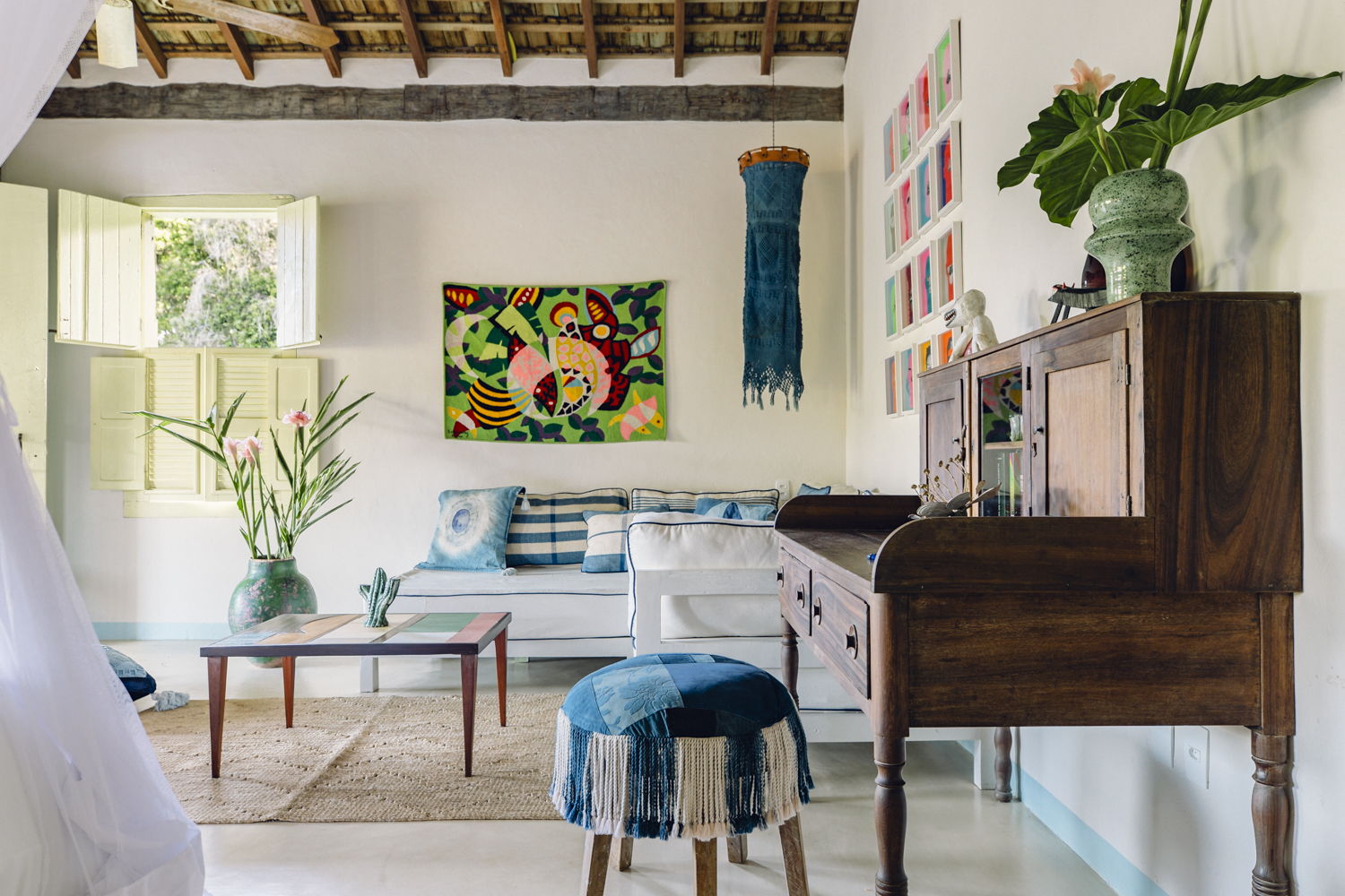 Casa Amarela Uxua Mare interior Brazilian design