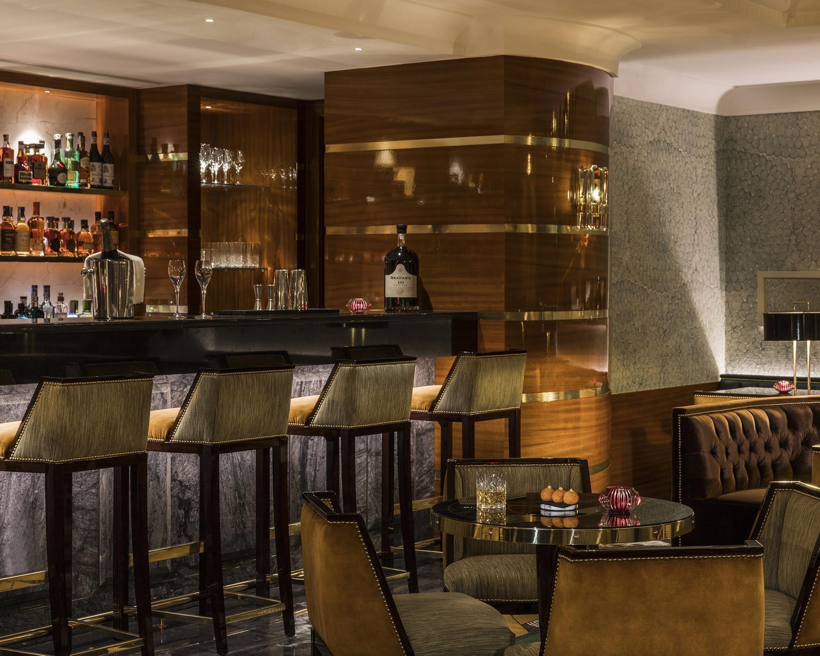 The Bar Americain at Le Monumental Palace