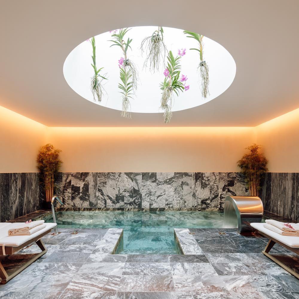 The spa pool with skylight at The One Palacio da Anunciada