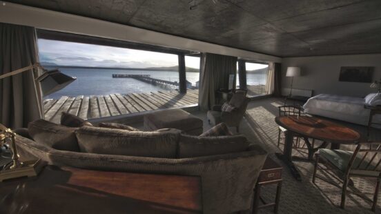 Interior view, The Singular, Torres del Paine, Chile
