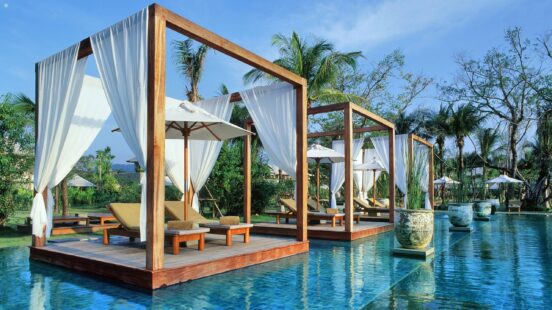 Swimming Pool at the Sarojin, Thailand, Phuket