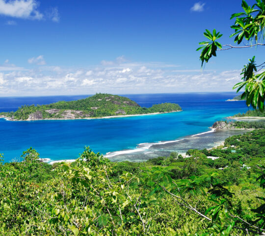 Island views on Mahe
