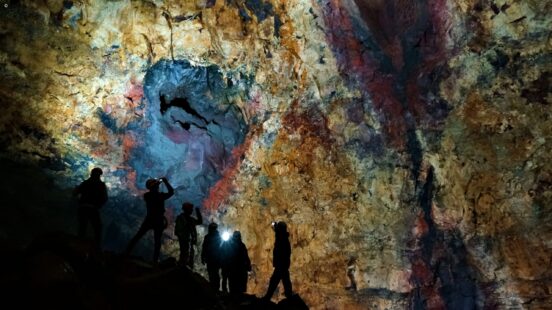 Inside the Cave of Volcano "Thrihnukagigur"