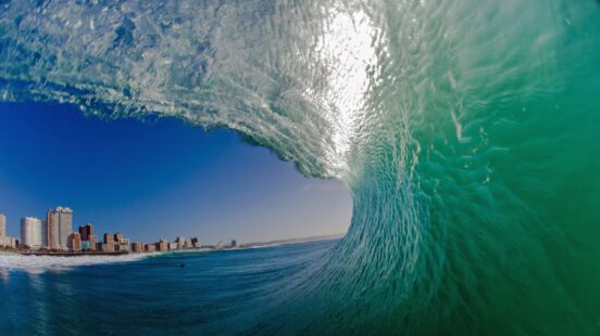 Wave Surfing South Africa Durban