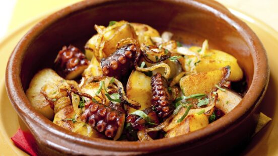 Squid tapas