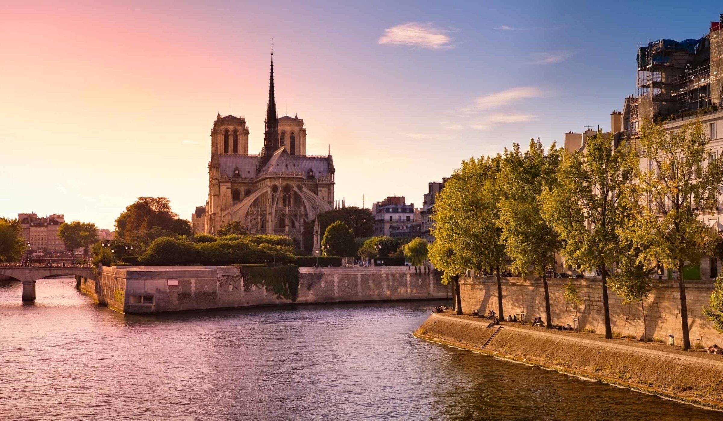 Notre Dame, Paris, Twilight