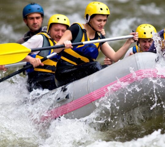 Go rafting on the Urubamba River