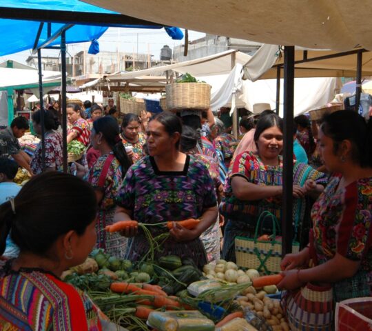 Exploring Comalapa market