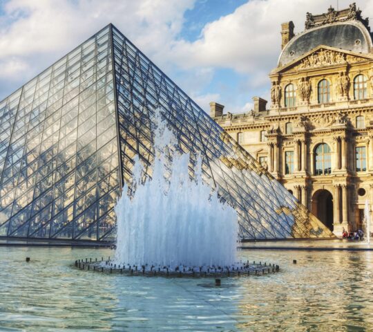 The Louvre's remarkable pyramid