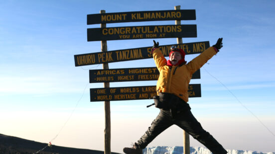 joyce at kilimanjaro