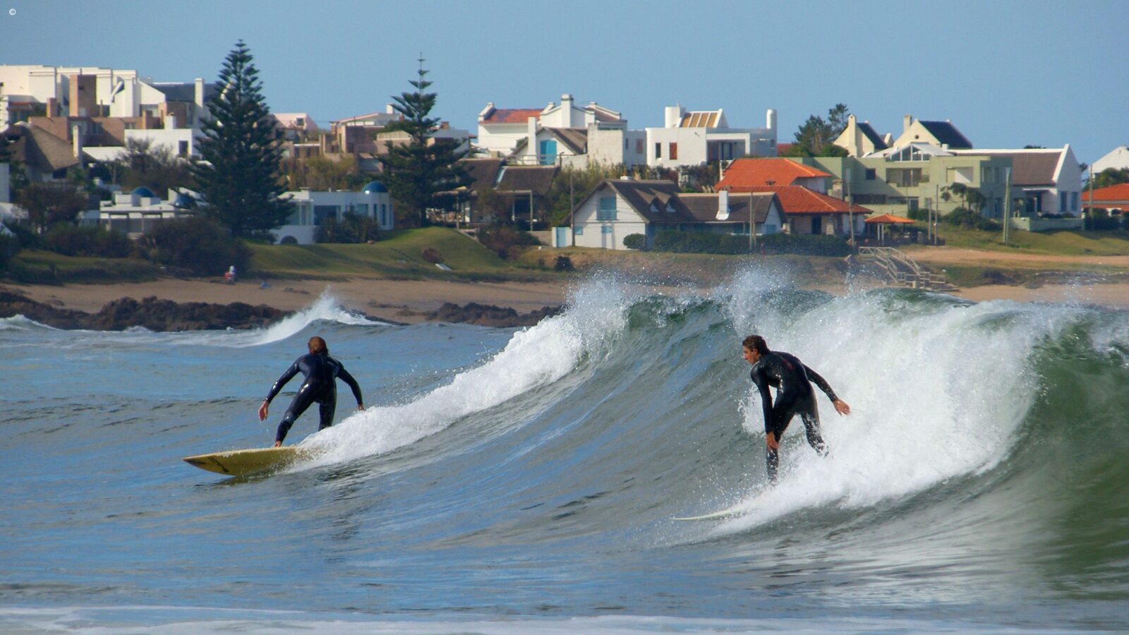 Surfing, Punta del Este, Uruguay