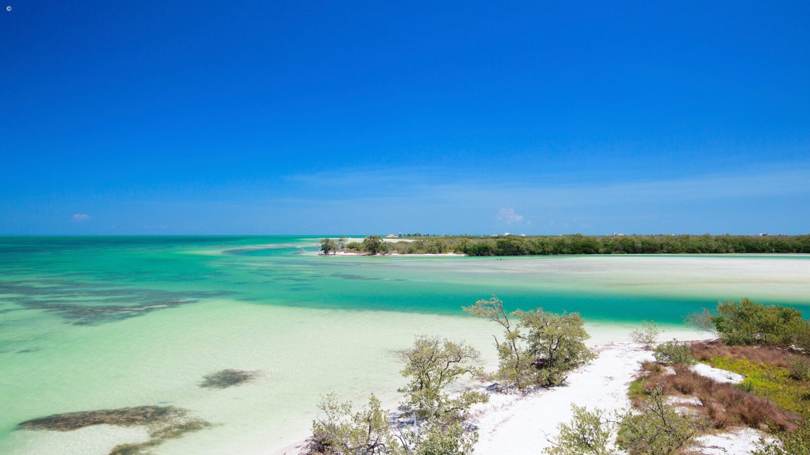 Panoramic view of Holbox Island, Mexico