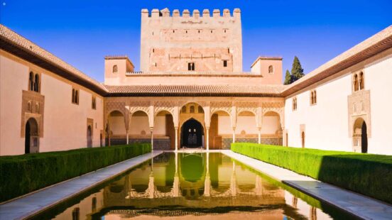 Pond, the Alhambra, Granada Spain
