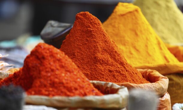 Colourful spices
