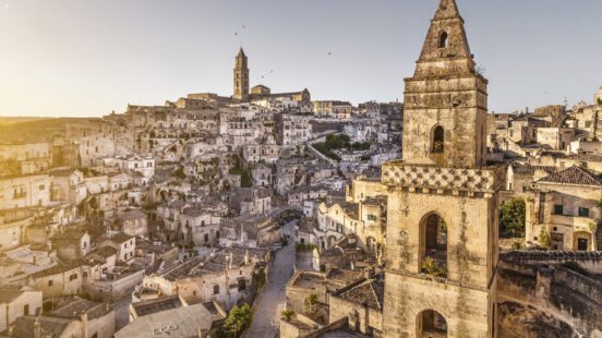 Matera, Italy skyline
