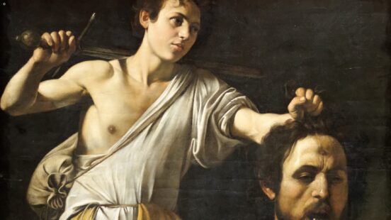 Caravaggiox27;s David and Goliath, Rome