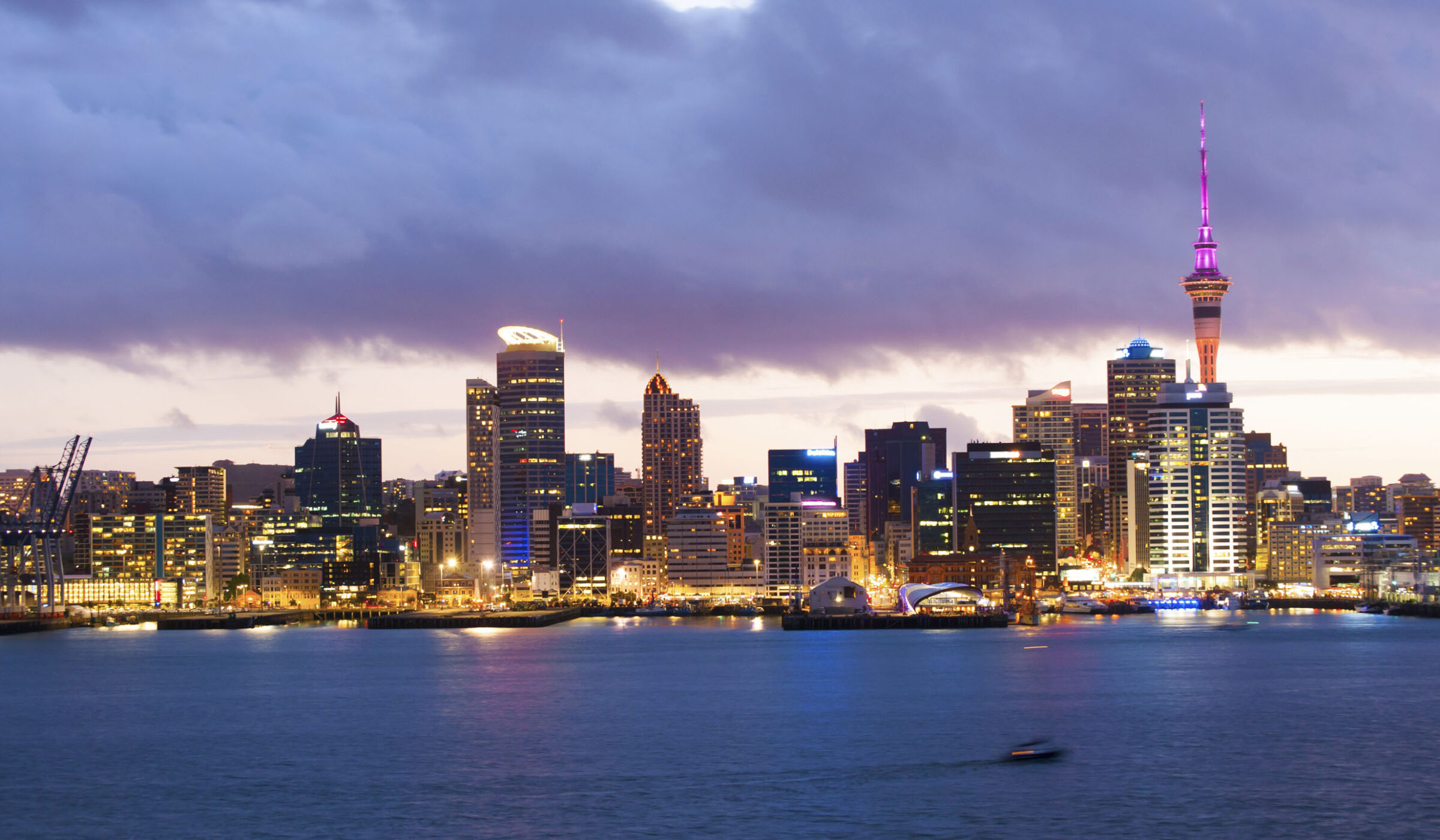 Overnight in Auckland