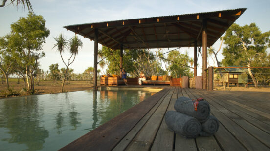 The pool at Bamurru Plains, North West Australia