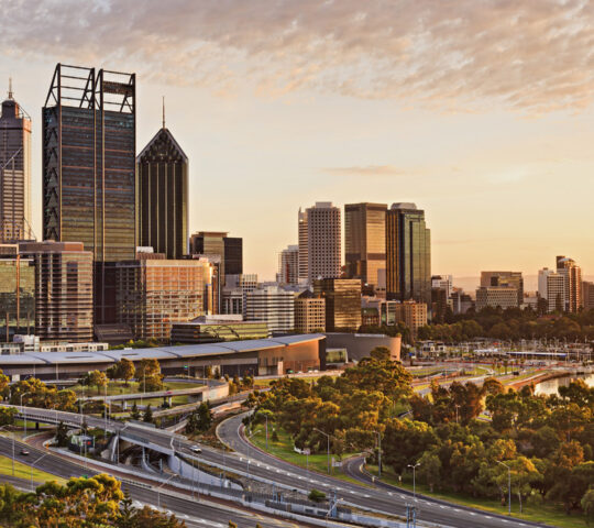 Perth's city skyline