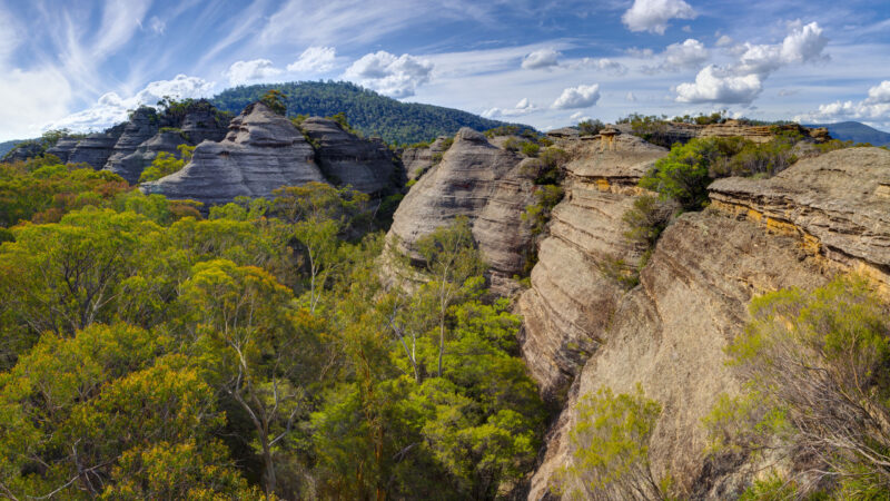 Pagoda Formations – Dunns Swamp – Wollemi National Park – NSW – Australia