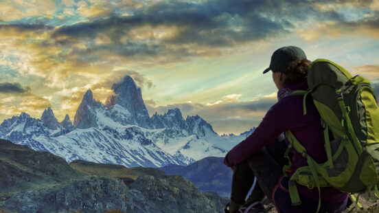 Hiking near Mt Fitzroy, Argentina