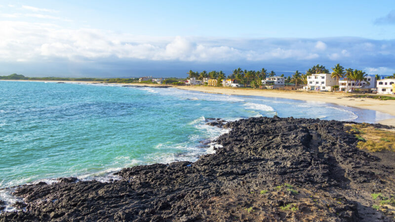 Beach on Isabela Island in Galapagos
