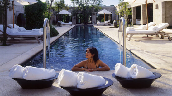 Pool at the Royal Malewane, South Africa.
