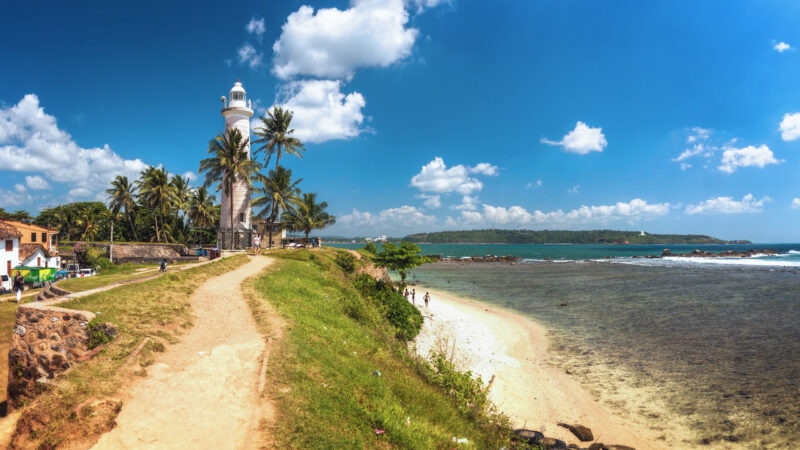 Lighthouse inside the Walls of Dutch Fort in Galle, Sri Lanka