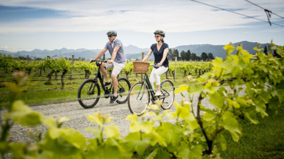 Biking at Marlborough Lodge.