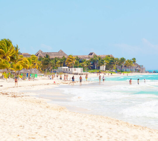 Beach time in Playa del Carmen