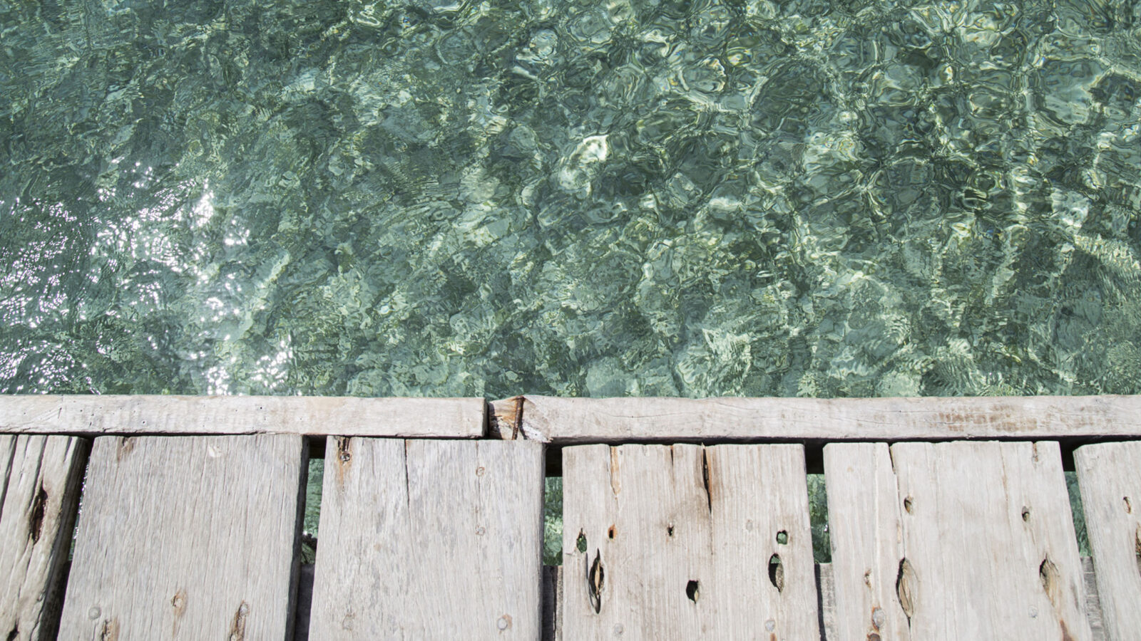 Turquoise see-through water. Cartagena de indias