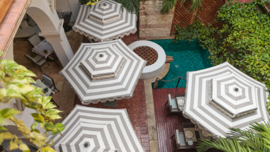 casa san agustin courtyard