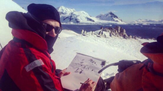 George in Antarctica