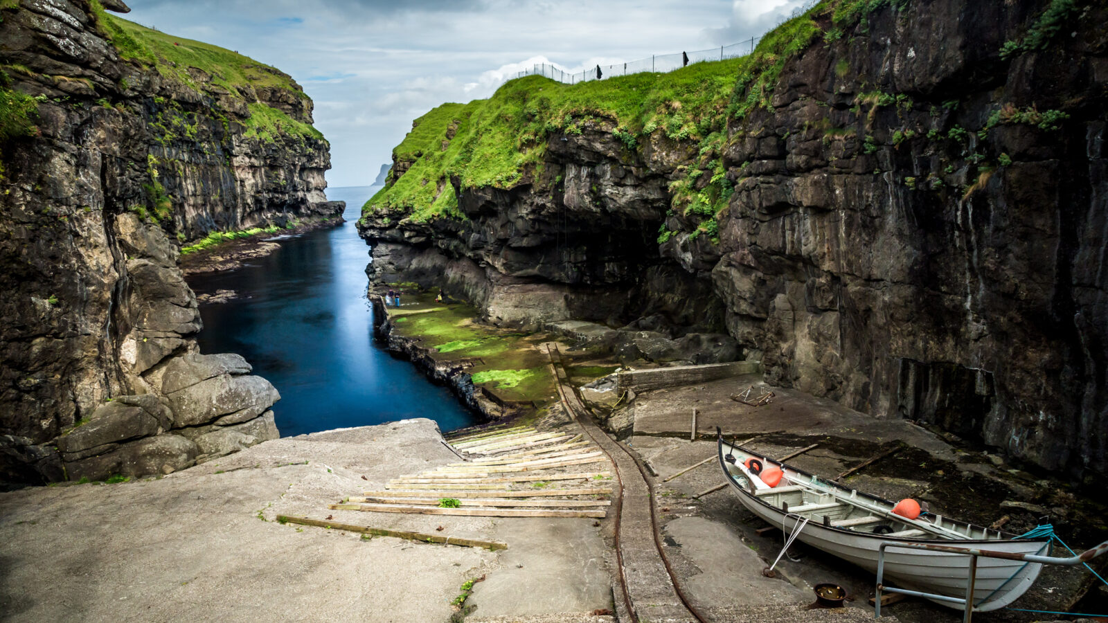 family-vacations-in-denmark-gjogv-boat-faroe-islands-denmark