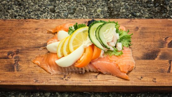 Salmon, Kaffivagninn, Reykjavik, Iceland