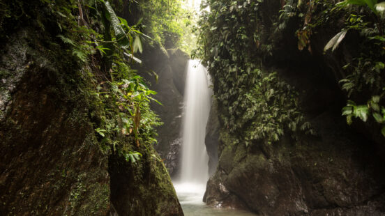 There are so many beautiful waterfalls in the rainforest of Ecuador, one more beautiful than the other
