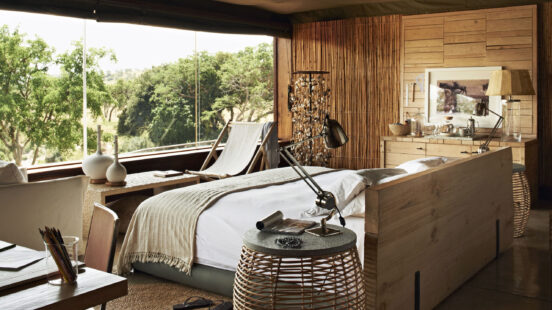 Bedroom at Singita Faru Faru Lodge, Tanzania