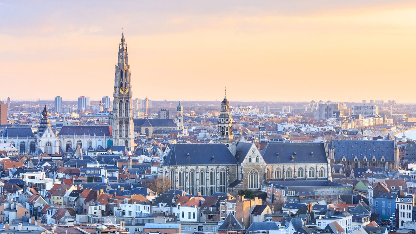 antwerp-sunset