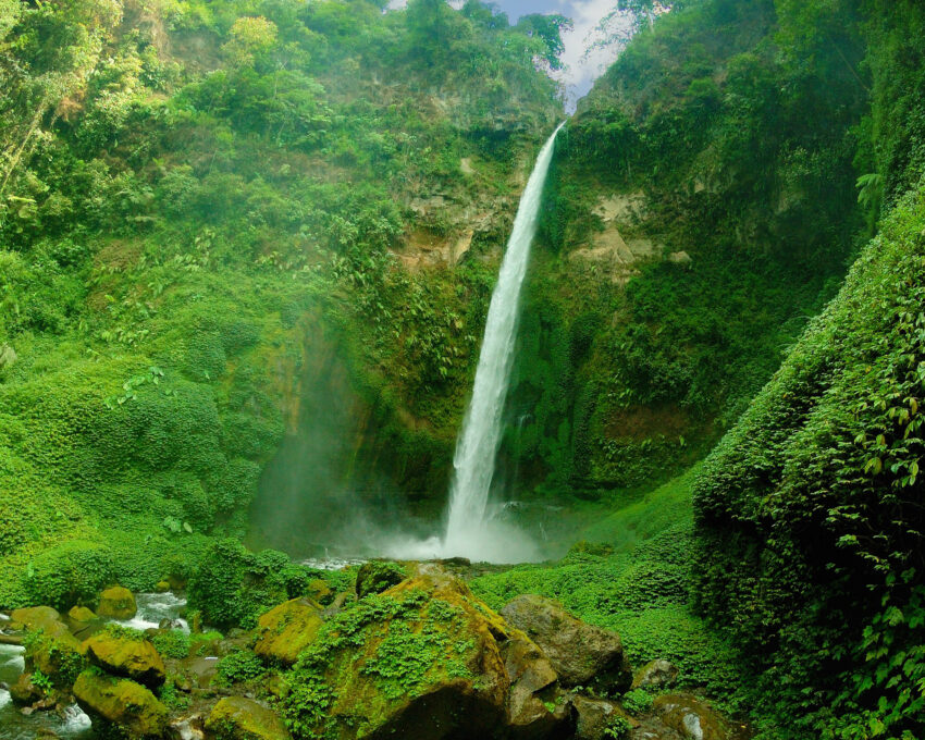 Private transfer to Malang via Coban Pelangi waterfall