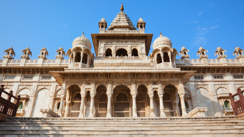 A royal mausoleum, just downhill from the Meherangarh Fort (Majestic Fort), the Jaswant Thada is a memorial to the local maharaja. There are several cenotaphs, or chhatris (tombs).