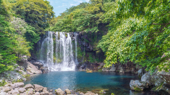 cheonjeyeon-waterfall-jeju-island-south-korea