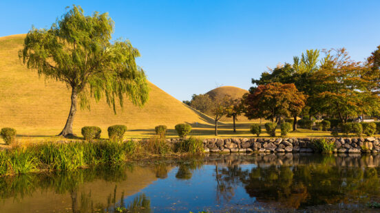 lake-tumuli-park-gyeongju-south-korea